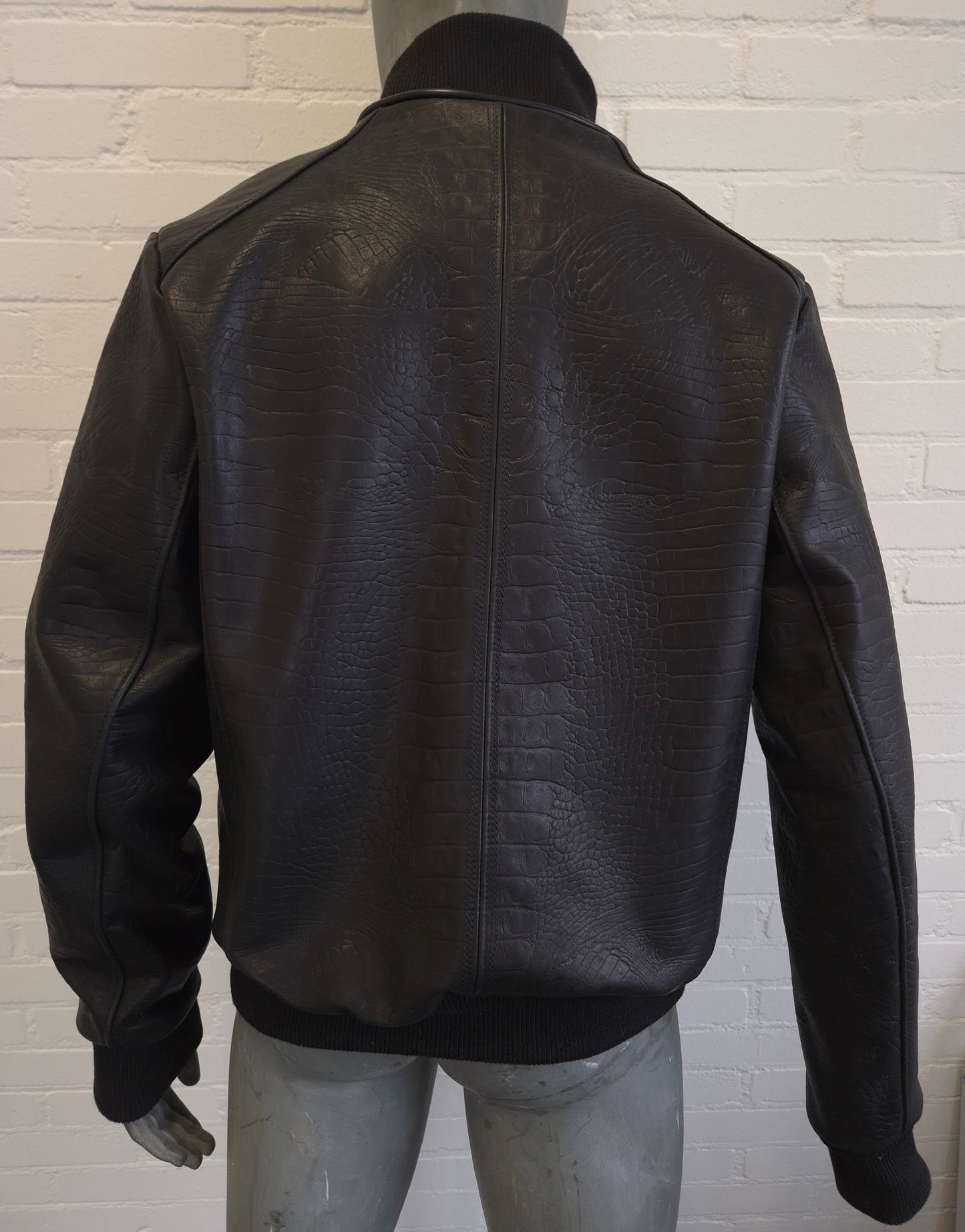 Black Teddy Varsity college Jacket