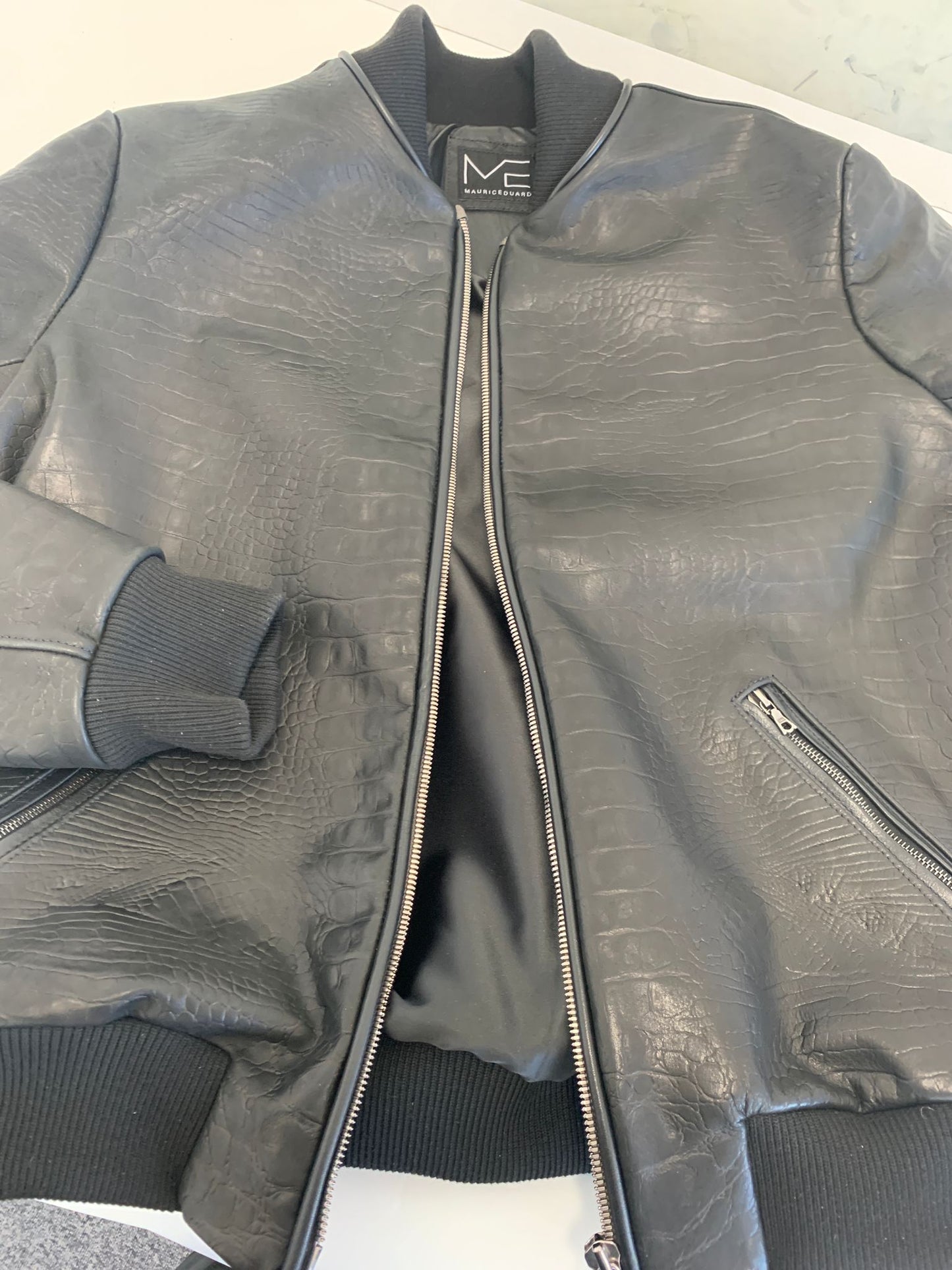 Black Teddy Varsity college Jacket